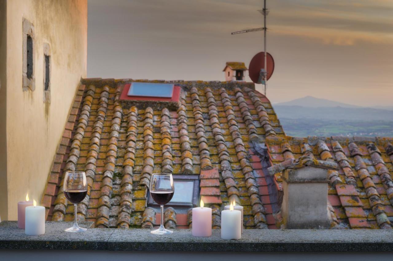 Appartement Terrazza Silena, Centro Storico Con Vista Cortona! Extérieur photo