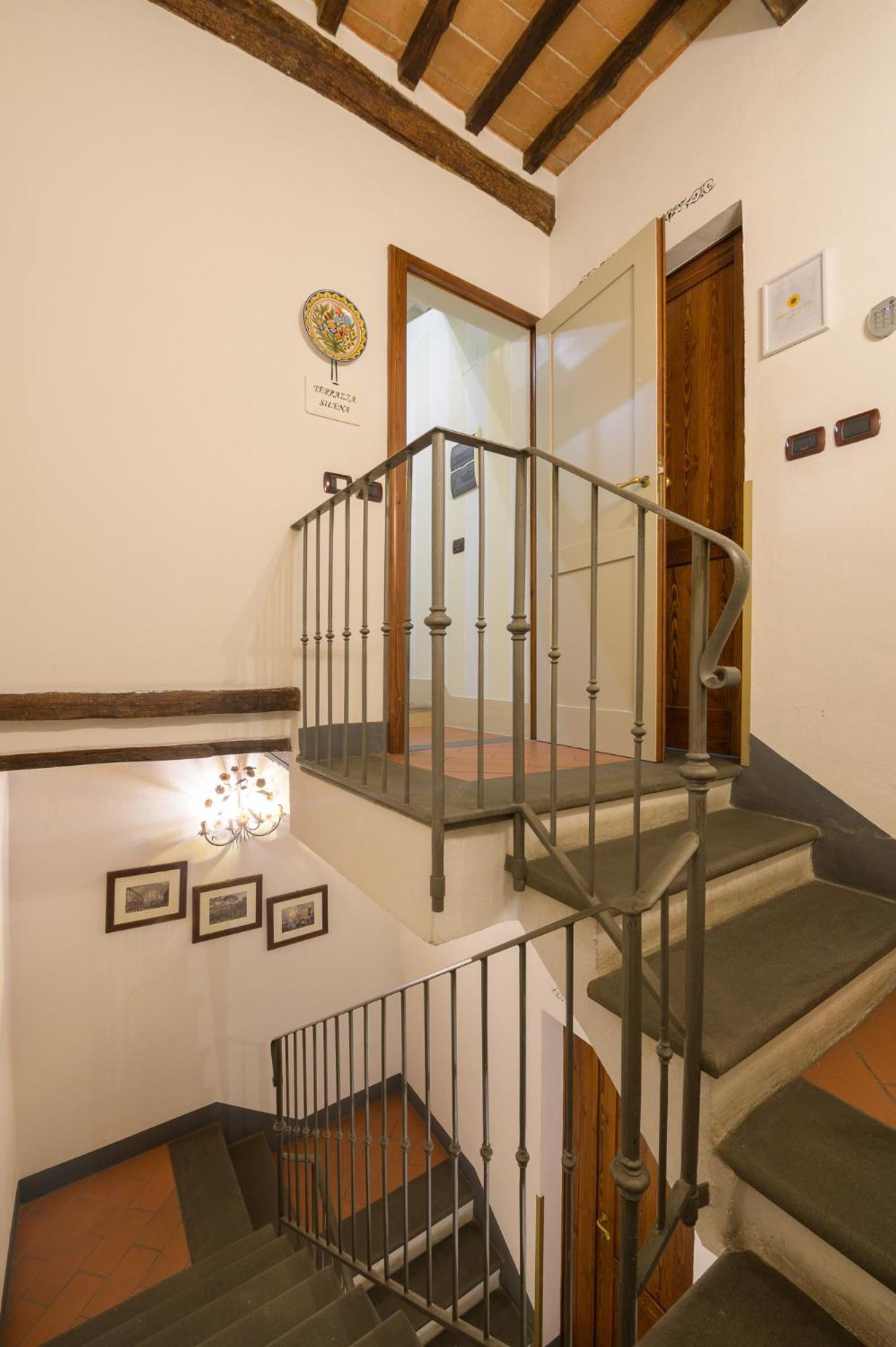 Appartement Terrazza Silena, Centro Storico Con Vista Cortona! Extérieur photo